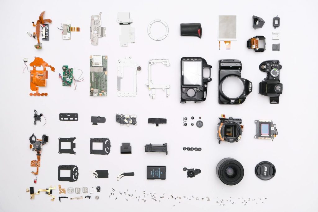 Assorted camera parts