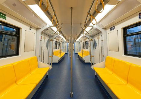 Empty Subway Train