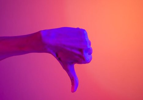 Silhouette of Persons Hand